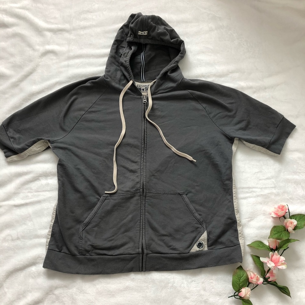 Converse One Star short sleeve hoodie Sz XL